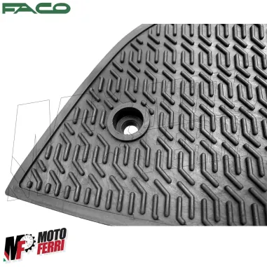 MF3728 Tappeto Tappetino Pedana Poggiapiedi Faco Nero Honda SH 350 2021 / 2024