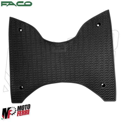 MF3728 Tappeto Tappetino Pedana Poggiapiedi Faco Nero Honda SH 350 2021 / 2024