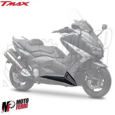 MF3736 Spoiler Sotto Pedana Destro Nero Lucido Yamaha TMax 530 da 2012 a 2016