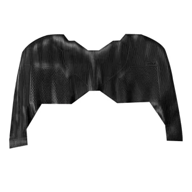 MF3739 - Tappetino Poggiapiedi Nero in Gomma per Ape MP 220 501 550 600 601