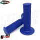 MF2464 Manopole Domino Blu Soft Grips per Moto Cross Yamaha TM Universali