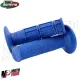MF2464 Manopole Domino Blu Soft Grips per Moto Cross Yamaha TM Universali