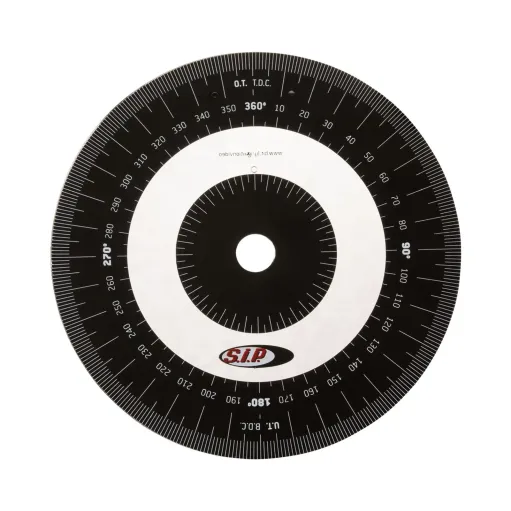 DISCO GRADUATO FASE VESPA LETTURA E REGOLAZIONE GRADI APERTURA LUCI SCARICO