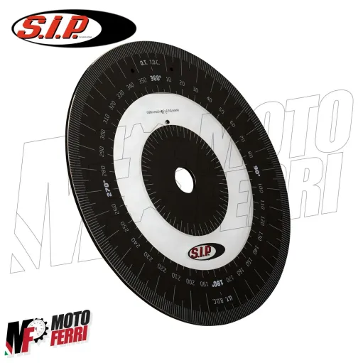 DISCO GRADUATO FASE VESPA LETTURA E REGOLAZIONE GRADI APERTURA LUCI SCARICO