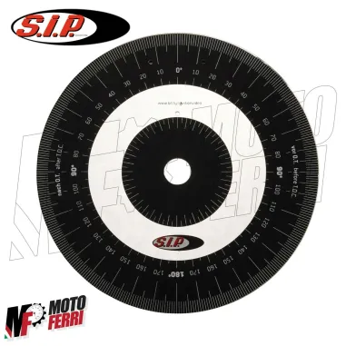 DISCO GRADUATO FASE VESPA LETTURA E REGOLAZIONE GRADI APERTURA LUCI SCARICO