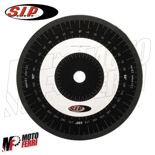 DISCO GRADUATO FASE VESPA LETTURA E REGOLAZIONE GRADI APERTURA LUCI SCARICO