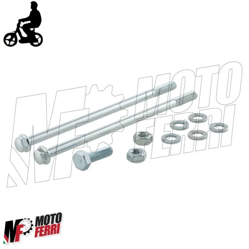 MF2503 Kit Viti Perni Dado Montaggio Motore per Piaggio Si Ciao Bravo