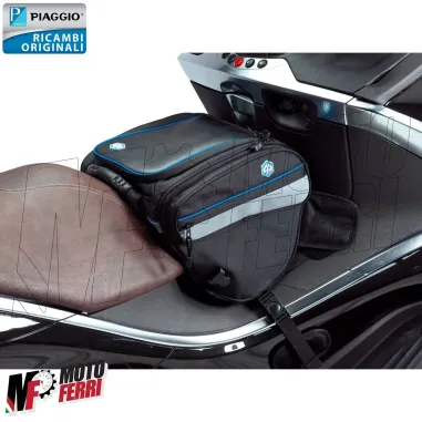 MF1766 - Borsa Tunnel Centrale 16/20 Lt Black Originale Piaggio By Shad 605650M