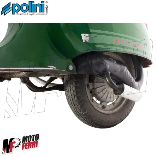 MF3747 Marmitta Espansione Polini Silenziatore Alluminio Vespa 50 Special R L