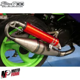 MF3751 Silenziatore Rosso Marmitta Stage6 Pro Replica Mk2 Minarelli / Piaggio 2