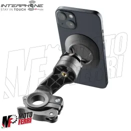 MF3755 - Supporto Smartphone Telefono Manubrio + Placca adesiva Universale Moto 2