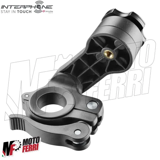 MF3755 - Supporto Smartphone Telefono Manubrio + Placca adesiva Universale Moto