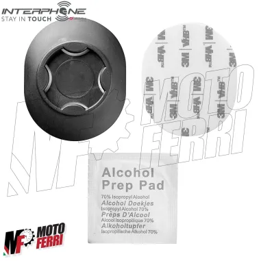 MF3755 - Supporto Smartphone Telefono Manubrio + Placca adesiva Universale Moto