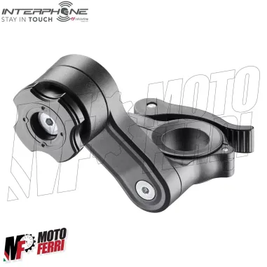 MF3755 - Supporto Smartphone Telefono Manubrio + Placca adesiva Universale Moto