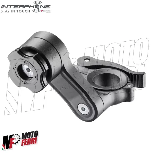 MF3755 - Supporto Smartphone Telefono Manubrio + Placca adesiva Universale Moto