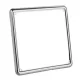 Cornice Targa Cromata 17X17 per Vespa 125 150 200 con Targa D'epoca Non Europea