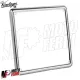Cornice Targa Cromata 17X17 per Vespa 125 150 200 con Targa D'epoca Non Europea