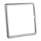 Cornice Targa Europea Nuovo Tipo Cromata 18x18 Universale Moto / Scooter Vespa