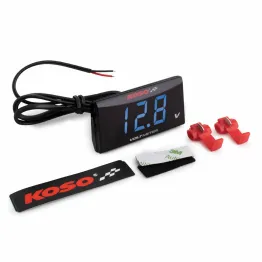 MF3279 - Volt Meter Voltmetro Koso Slim LCD 6.0 - 19.9V Universale Moto Scooter