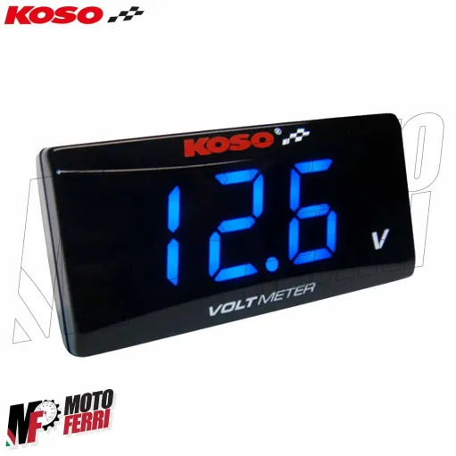 MF3279 - Volt Meter Voltmetro Koso Slim LCD 6.0 - 19.9V Universale Moto Scooter