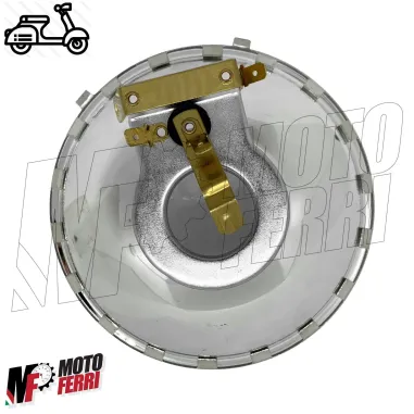 Gruppo Ottico Fanale Faro Tondo Anteriore Portalampada Piaggio Vespa 50 L R N