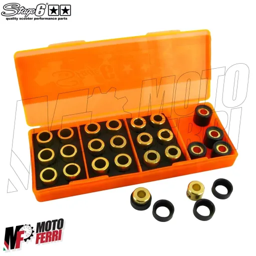 MF3767 Kit Rulli Variatore 19x15,5 Stage6 Grammi 4.0 4.5 5.0 5.5 Scooter 50cc