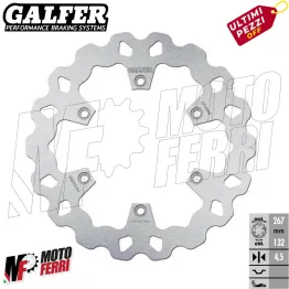 MF2081 - Disco Freno Posteriore Wave DF494W Galfer Yamaha TMax 500cc 2001 - 2011 2