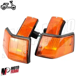 Kit 4 Frecce Anteriori + Posteriore Arancioni Vespa PX 125 150 200 PE Arcobaleno 2