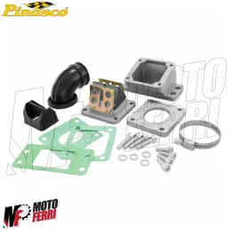 MF0360 - Collettore Lamellare Pinasco Completo Carter Slave Vespa PX 125 150 200 2