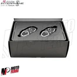 MF3777 - Kit 2 Interfono Interphone Connect Bluetooth Moto Scooter 2 Caschi 2
