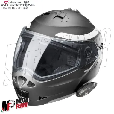 MF3777 - Kit 2 Interfono Interphone Connect Bluetooth Moto Scooter 2 Caschi