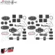 MF3777 - Kit 2 Interfono Interphone Connect Bluetooth Moto Scooter 2 Caschi