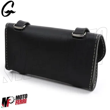 MF3750 Borsa Porta oggetti in pelle Nera Piaggio Ciao Si Bravo Grillo Boxer