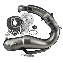 Kit Cilindro 102cc Dm 55 Testa Racing Polini + Marmitta Proma - Vespa 50 PK S XL