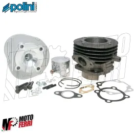 Kit Cilindro 102cc Dm 55 Testa Racing Polini + Marmitta Proma - Vespa 50 PK S XL 2