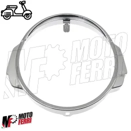 Cornice Ghiera Faro Anteriore Cromata Vespa PX PE 125 150 200 ARCOBALENO 2