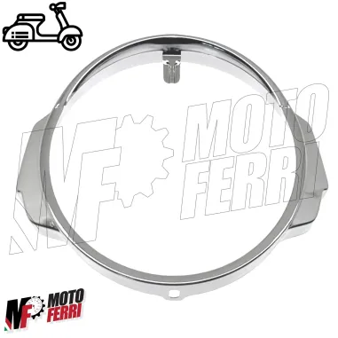Cornice Ghiera Faro Anteriore Cromata Vespa PX PE 125 150 200 ARCOBALENO