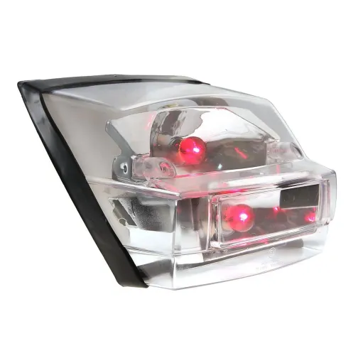 FANALE  STOP SIP POSTERIORE TRASPARENTE VESPA PX 125 150 200 PE NON ARCOBALENO