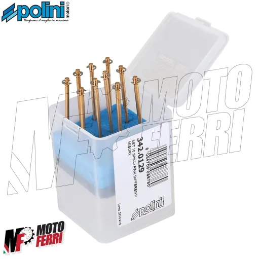MF3801 Kit 10 Spilli Carburatore Polini PWK Keihin per Regolazione Taratura