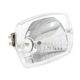 FANALE FARO ANTERIORE ALOGENO PIAGGIO VESPA 50 SPECIAL ELESTART MOD RETTANGOLARE