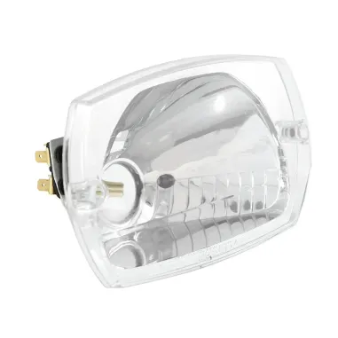 FANALE FARO ANTERIORE ALOGENO PIAGGIO VESPA 50 SPECIAL ELESTART MOD RETTANGOLARE