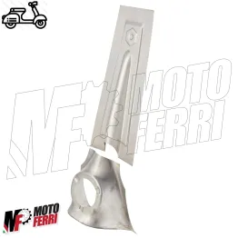 MF0632 Nasello Copristerzo in Lamiera Logo Esagonale Vespa 125 ET3 Primavera 2