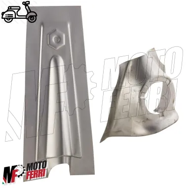 MF0632 Nasello Copristerzo in Lamiera Logo Esagonale Vespa 50 Special R L N