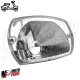 FANALE FARO ANTERIORE ALOGENO PIAGGIO VESPA 50 SPECIAL ELESTART MOD RETTANGOLARE