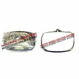 FANALE FARO ANTERIORE VESPA 50 SPECIAL - ELESTART + CORNICE CROMATA