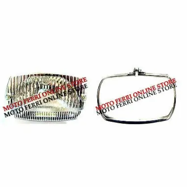FANALE FARO ANTERIORE VESPA 50 SPECIAL - ELESTART + CORNICE CROMATA