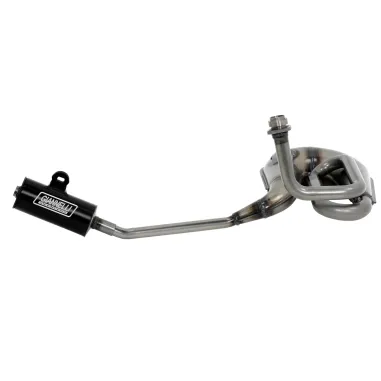 Marmitta Giannelli Vintage + Silenziatore Alluminio Nero LML Star 125 150 151 4T