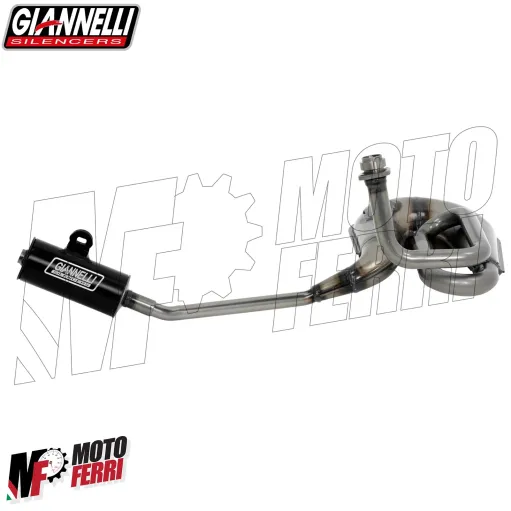 Marmitta Giannelli Vintage + Silenziatore Alluminio Nero LML Star 125 150 151 4T