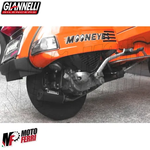 Marmitta Giannelli Vintage con Silenziatore Alluminio Nero per LML Star 200 4T