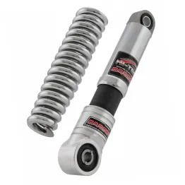 MF0341 Ammortizzatore Anteriore Cromato Carbone Hi Tech Vespa 150 Sprint GL